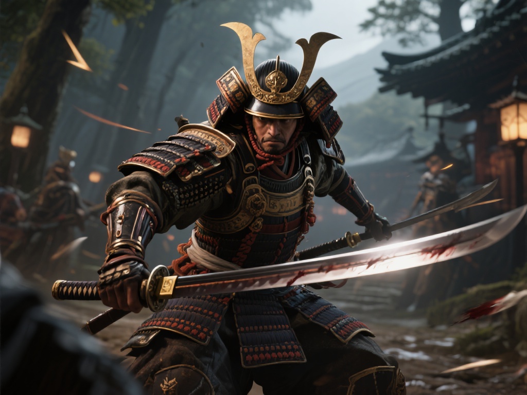 武士，作为日本传统文化中的重要象征，承载了忠诚、勇