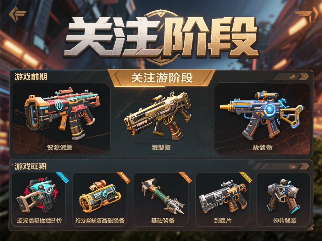 关注游戏阶段：在游戏前期，资源有限，建议选择性价比