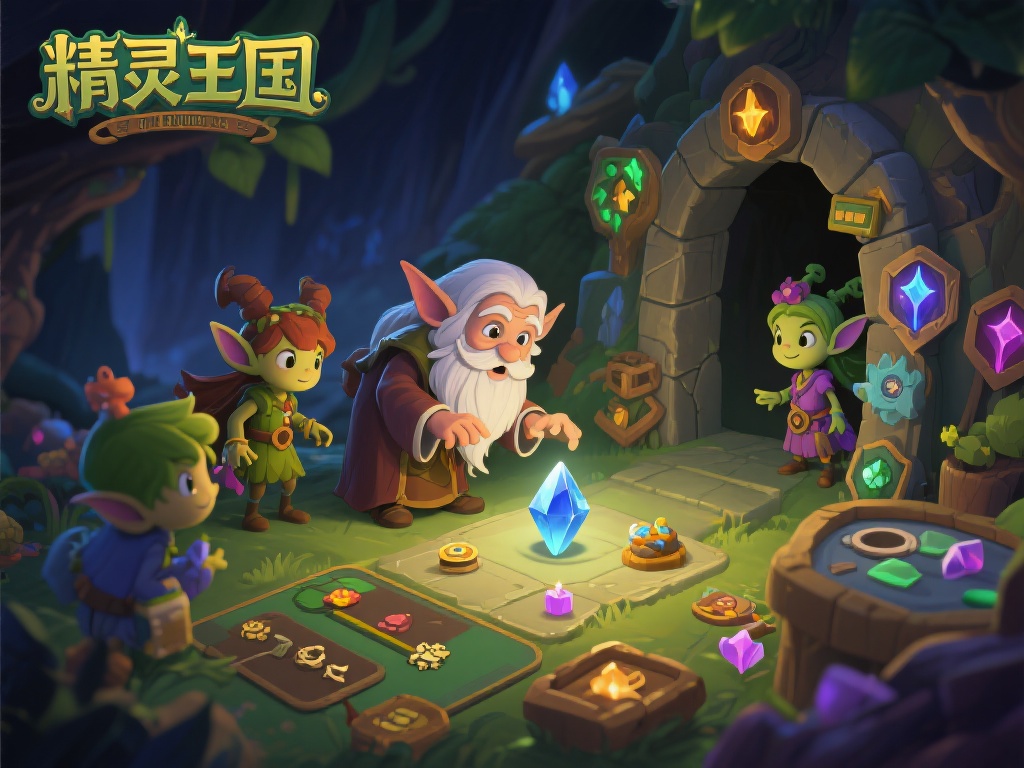 精灵王国的冒险之旅并非简单的闯关游戏，它融合了策略
