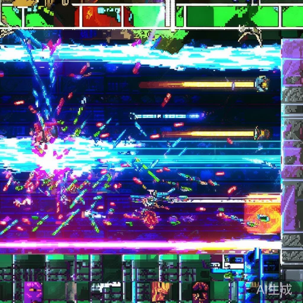 这类游戏通过不断闪现的弹幕考验玩家的反应速度与操作